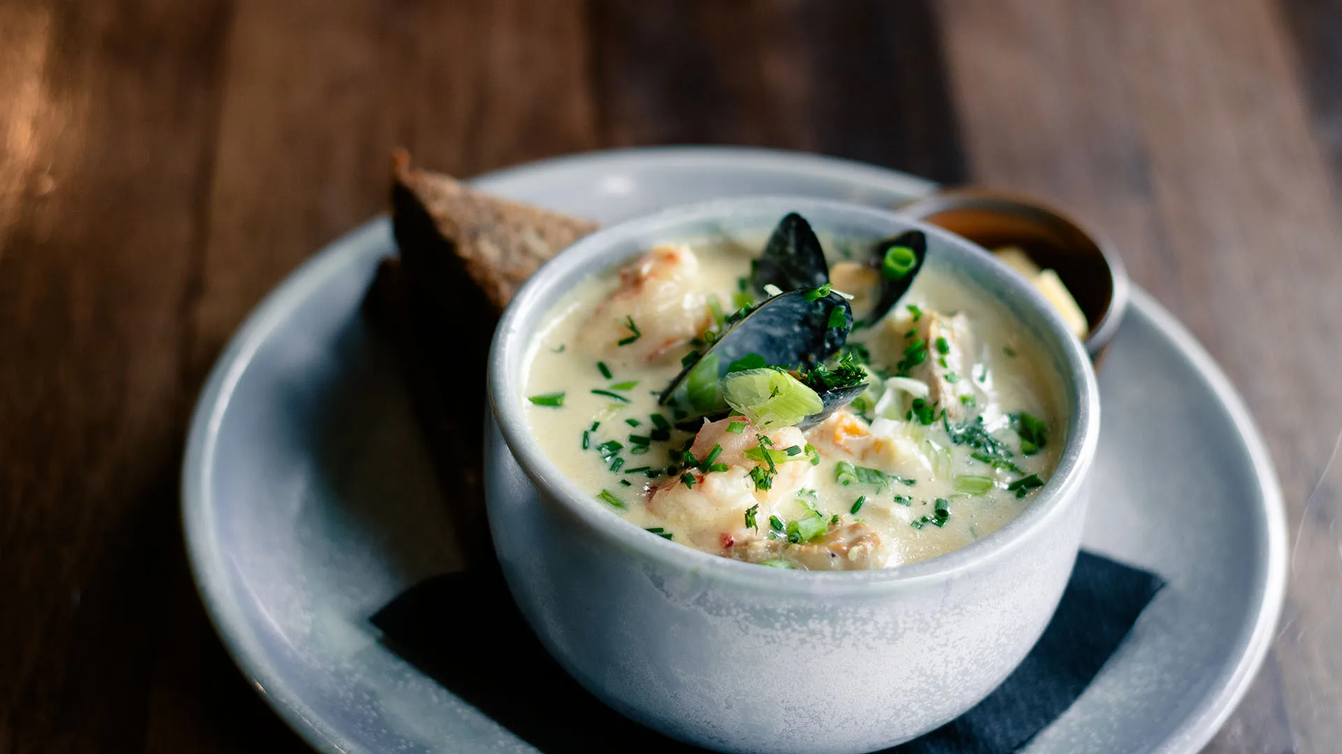 Findlater seafood chowder