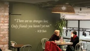 Yeats at Kilkenny Cafe