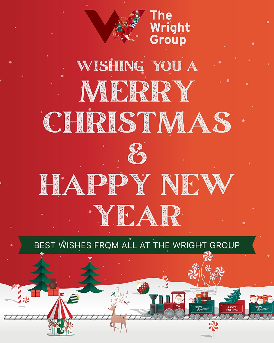 The Wright Group wishing you a Merry Christmas 2024